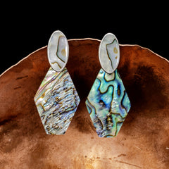 Pendulum Earrings - Abalone