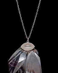 Vision Necklace with Garnet - Large