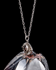 Vision Necklace with Garnet - Large