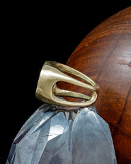 The Dancers Glass Intaglio Ring