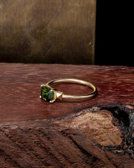 Debbie Dualis Ring - Green Tourmaline