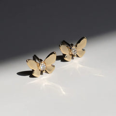 Butterfly Diamond Marquis Earrings