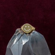 Happy Face Signet Ring