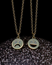 Diamond Happy Face Necklace