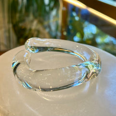 Transparent Glass Cuff