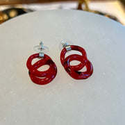 Chain Glass Earrings