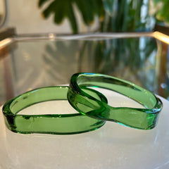 Bottle Green Glass Bangle