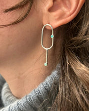 Opal Loopy Earrings