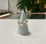 Goat Skull Ring in Silver