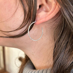 Ion Wind Hoop Earrings