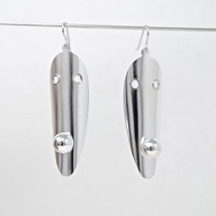 Elongated Bubble Mask Earrings