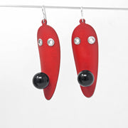 Elongated Bubble Mask Earrings