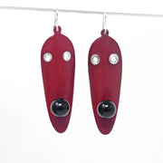 Elongated Bubble Mask Earrings