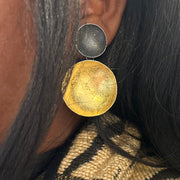 Double Disc Earrings