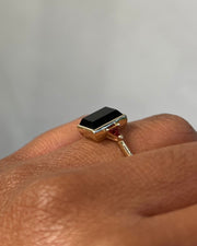 Onyx and Garnet Ring