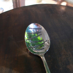 Six Zipper Stitch Spoon