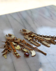 Crescent Galaxy Earrings