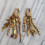 Crescent Galaxy Earrings