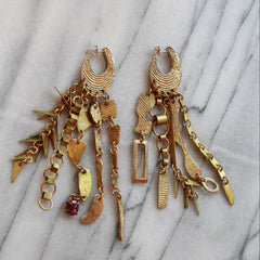 Crescent Galaxy Earrings
