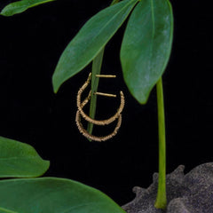 Ion Hook Earrings - Gold