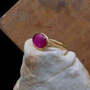 Ruby Cabochon Ring