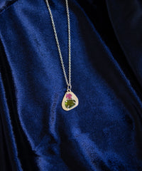 Tableau Tourmaline + Sapphire Necklace in Silver