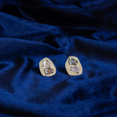 Tableau Spinel Earrings in Silver