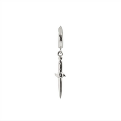Switchblade Small Hoop Earring - Sterling Silver