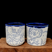 Inked Illustrated Cups