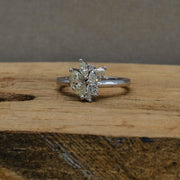 Statement Cluster Diamond Ring