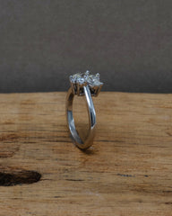 Statement Cluster Diamond Ring