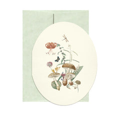 Oval Greeting Cards