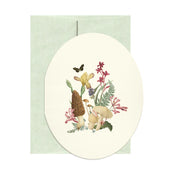 Oval Greeting Cards