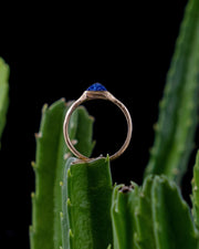 Rectangular Sugarloaf Tanzanite Ring