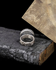Enamel Skull Ring