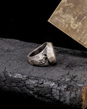 Concaved Skull Face Signet