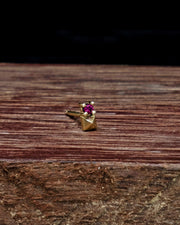 Debbie - Counterbalance Spike and Gem Stud Earring