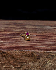 Debbie - Counterbalance Spike and Gem Stud Earring