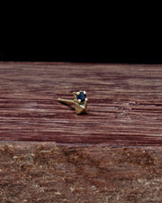 Debbie - Counterbalance Spike and Gem Stud Earring