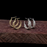 Ion Hook Earrings - Silver