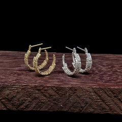 Ion Hook Earrings - Silver