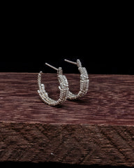 Ion Hook Earrings - Silver