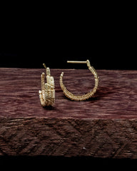 Ion Hook Earrings - Gold