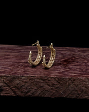 Ion Hook Earrings - Gold