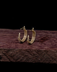 Ion Hook Earrings - Gold