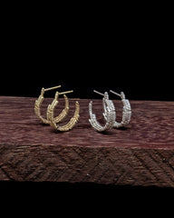Ion Hook Earrings - Gold