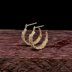 Ion Hook Earrings - Gold