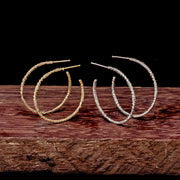Ion Wind Hoop Earrings