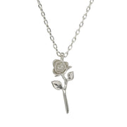 Rose Pendant - Sterling Silver