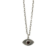 Vision Necklace with Garnet - Small